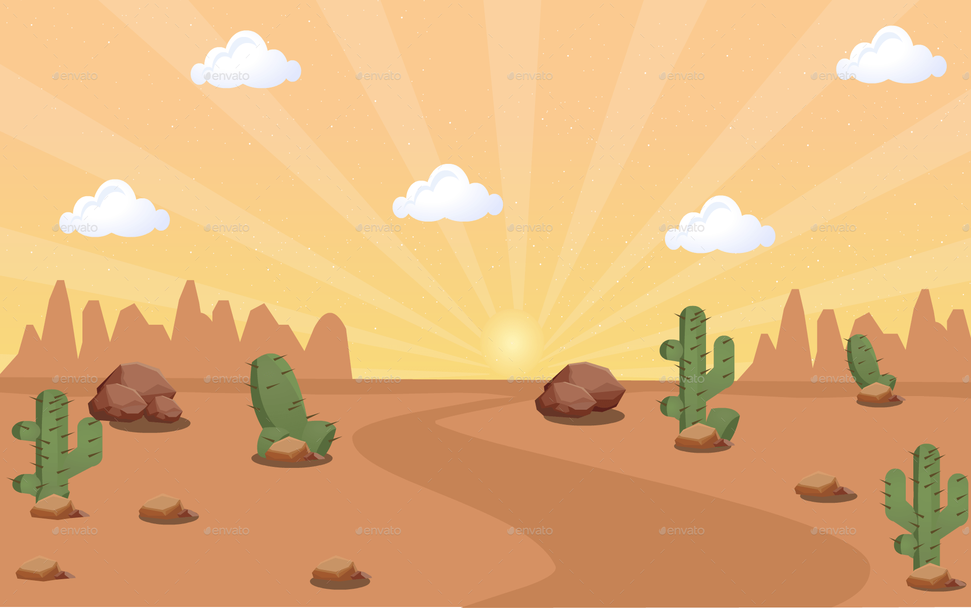 This video explains you about how to make real animation cartoon video on your android mobil. Desert Wild West BG by werezu | GraphicRiver
