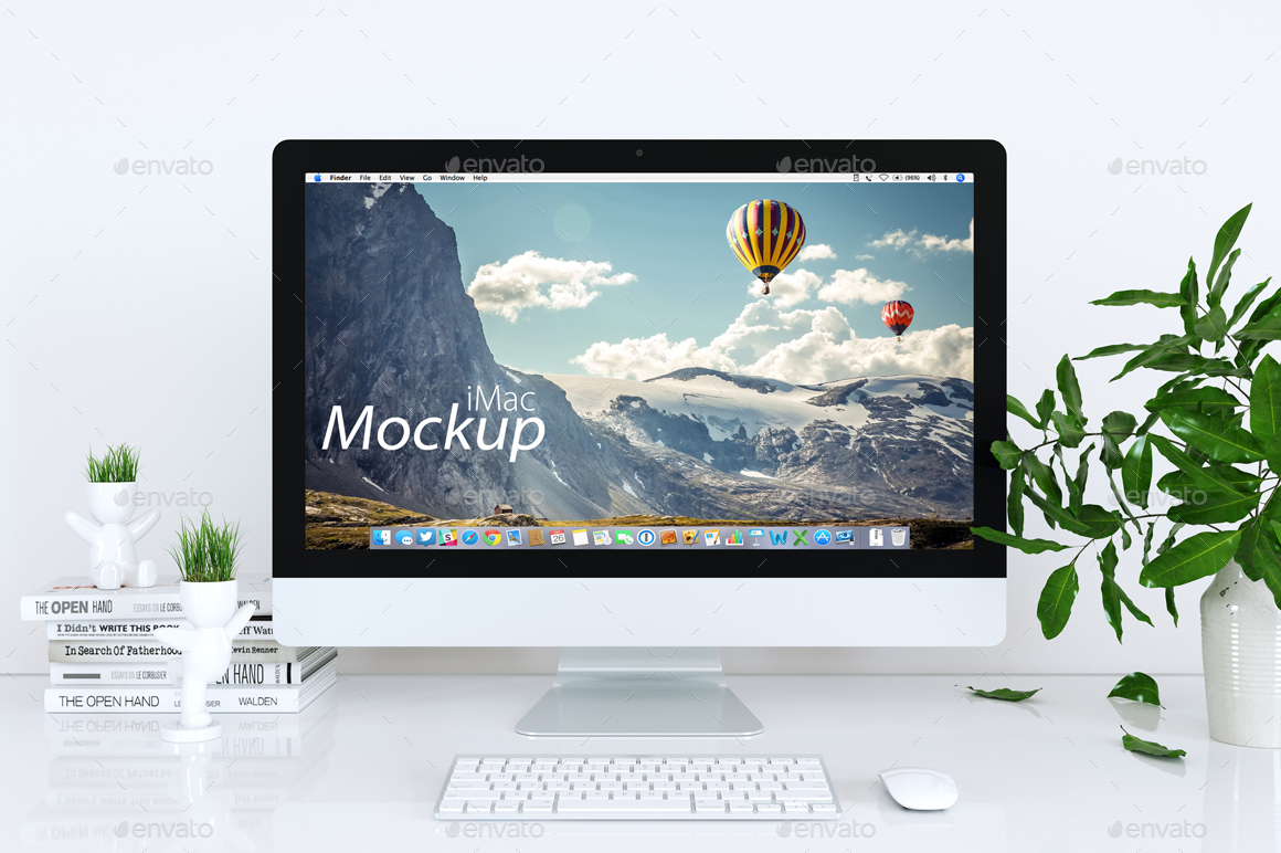 Mockup Mac in White by Feverik GraphicRiver
