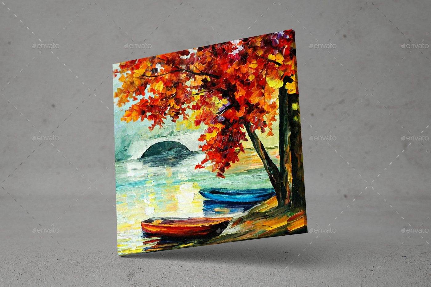 Square Canvas MockUp by MassDream GraphicRiver