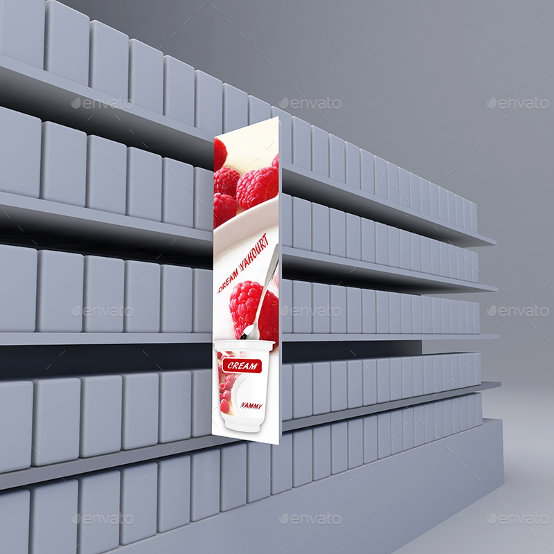 Photos · vectors · psd · display shelf · product display · grocery store · display stand · display · store · store display mockup · store sign mockup . Super Market Aisle Mockup By Pure3ddesign Graphicriver