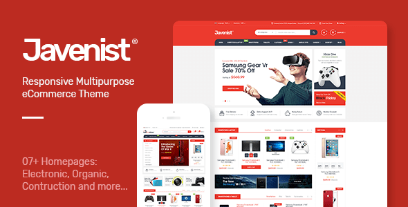 15 best free sports wordpress themes of 2021 · 1. Javenist - Multipurpose eCommerce WordPress Theme by Plaza ...