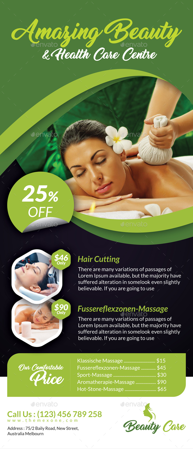 Beauty Salon & Spa RollUp Banner by themexone