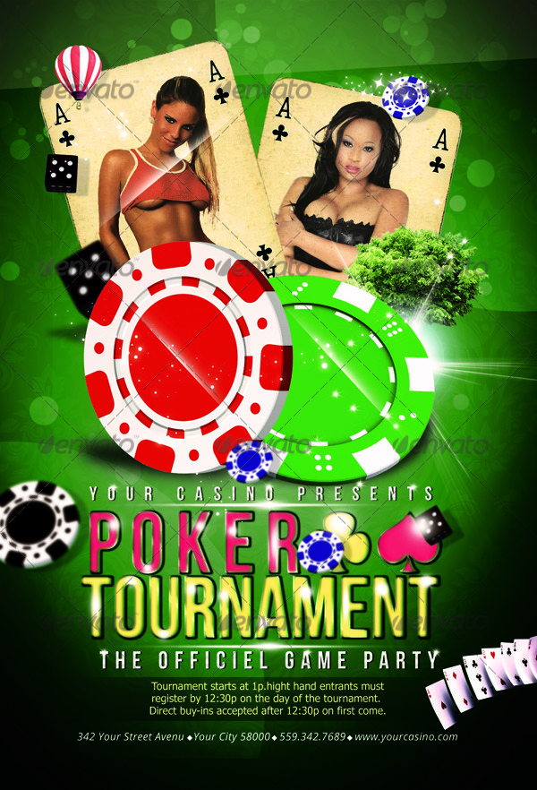 Poker Tournament Flyer by yassirart GraphicRiver