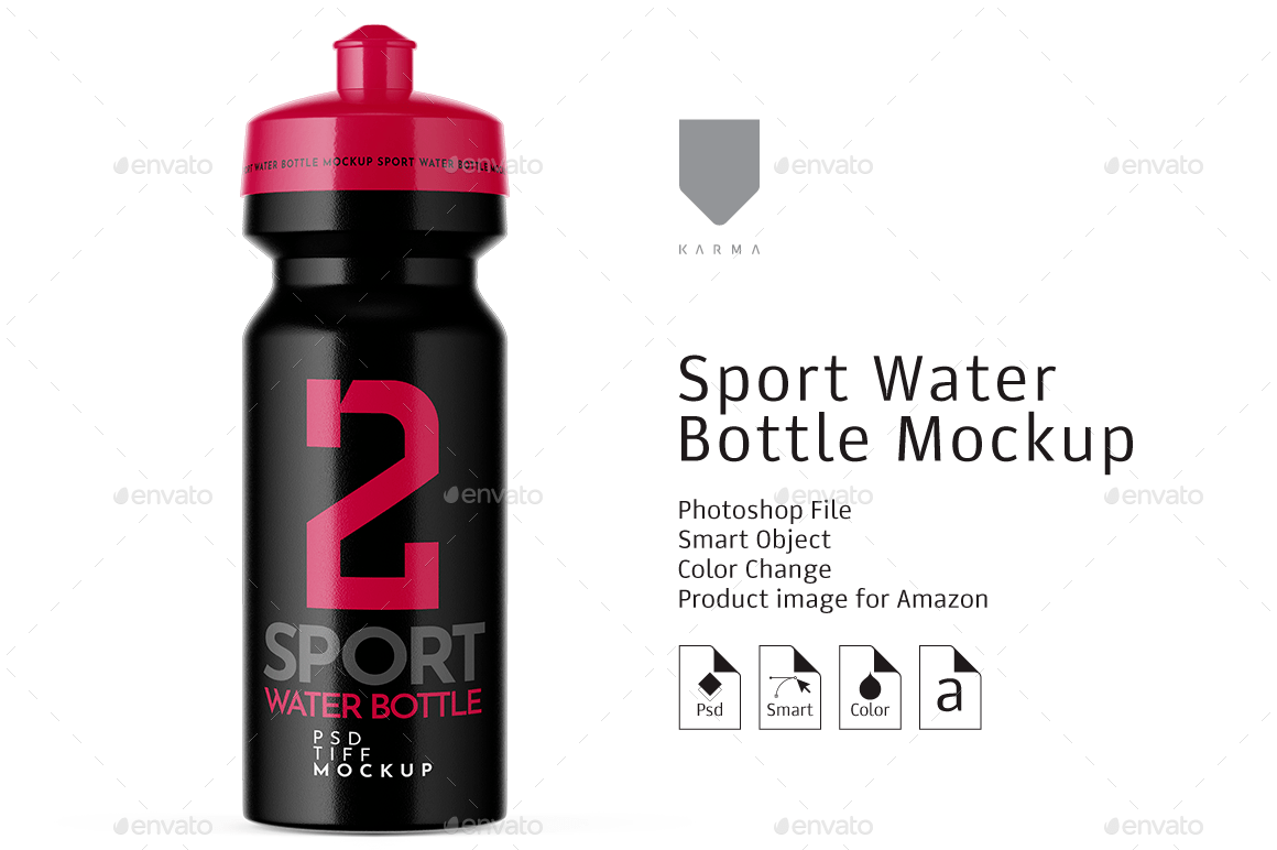 Inspirational designs, illustrations, and graphic elements from the world's best designers. Sport Water Bottle Mockup By Karmastore Graphicriver