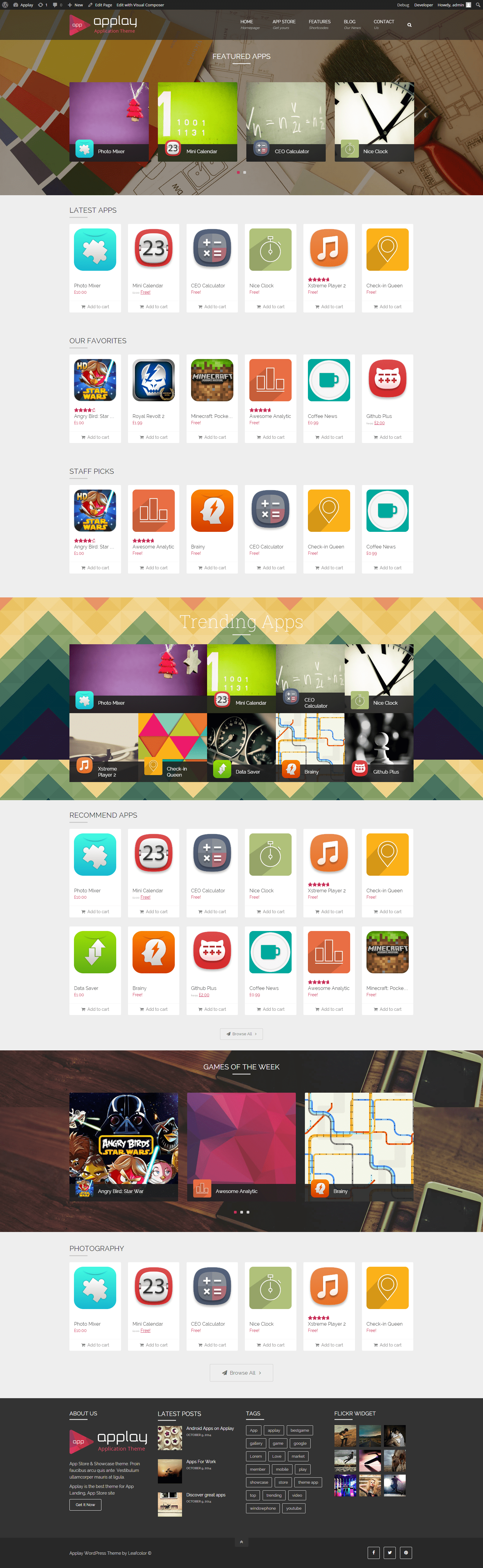Applay WordPress App Showcase & App Store Theme by