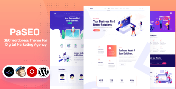 It is a fully seo optimized theme supporting major seo plugins for the popularity of your website. Marketing Paseo Seo Theme By Quomodotheme Themeforest