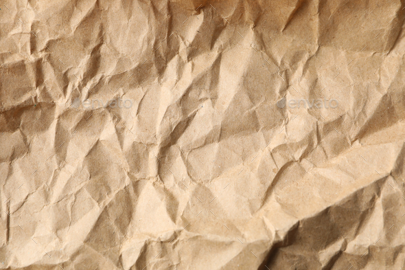 White craft paper texture background from made natural leaves. Crumpled Craft Paper Texture Background Close Up Stock Photo By Atlascomposer
