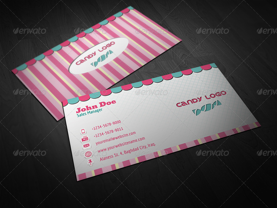 3d album · picasa album downloader · album design 6 . Candy Business Card by OWPictures | GraphicRiver