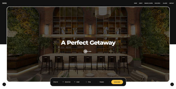 Dess – Hotel & Resort WordPress Theme