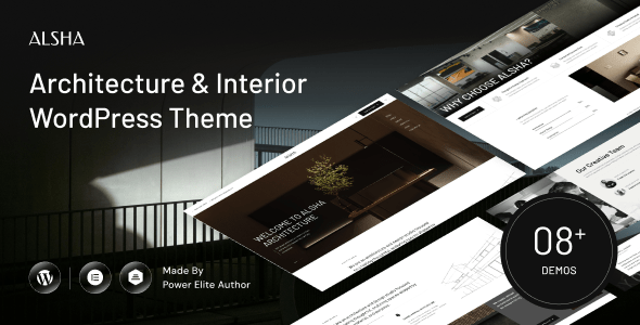 Alsha – Architecture, Interior Design & Construction WordPress Theme
