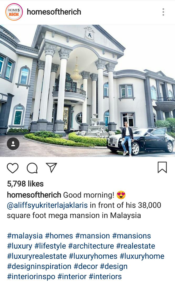 12.07.2019 · harga rumah mewah 10 selebriti malaysia ini buat ramai ternganga. Rumah Agam Aliff Syukri Masuk Home Of The Rich Netizen Tumpang Bangga Free Malaysia Today Fmt