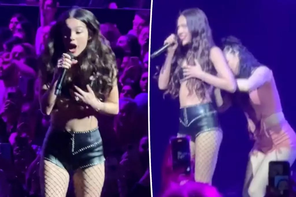 Olivia Rodrigo’s Wardrobe Malfunction at London Concert