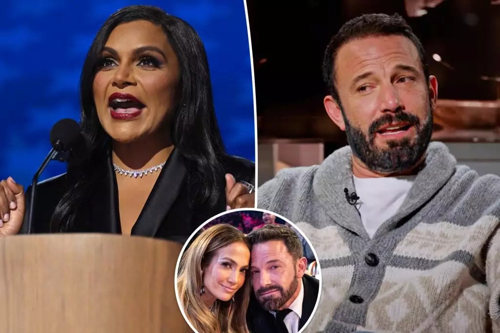 Celebrity Support and Divorce Drama: Mindy Kaling’s Shoutout to Ben Affleck Celebrity Support and Divorce Drama: Mindy Kaling’s Shoutout to Ben Affleck