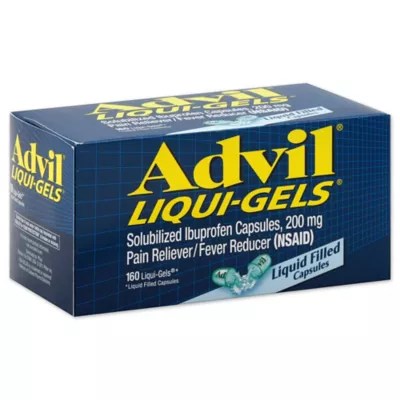 Whether you're looking to equip your house with the basics like bedding and cookware or looking to give your space a stylish . Advil 160-Count 200 mg Liqui-Gel - Bed Bath & Beyond