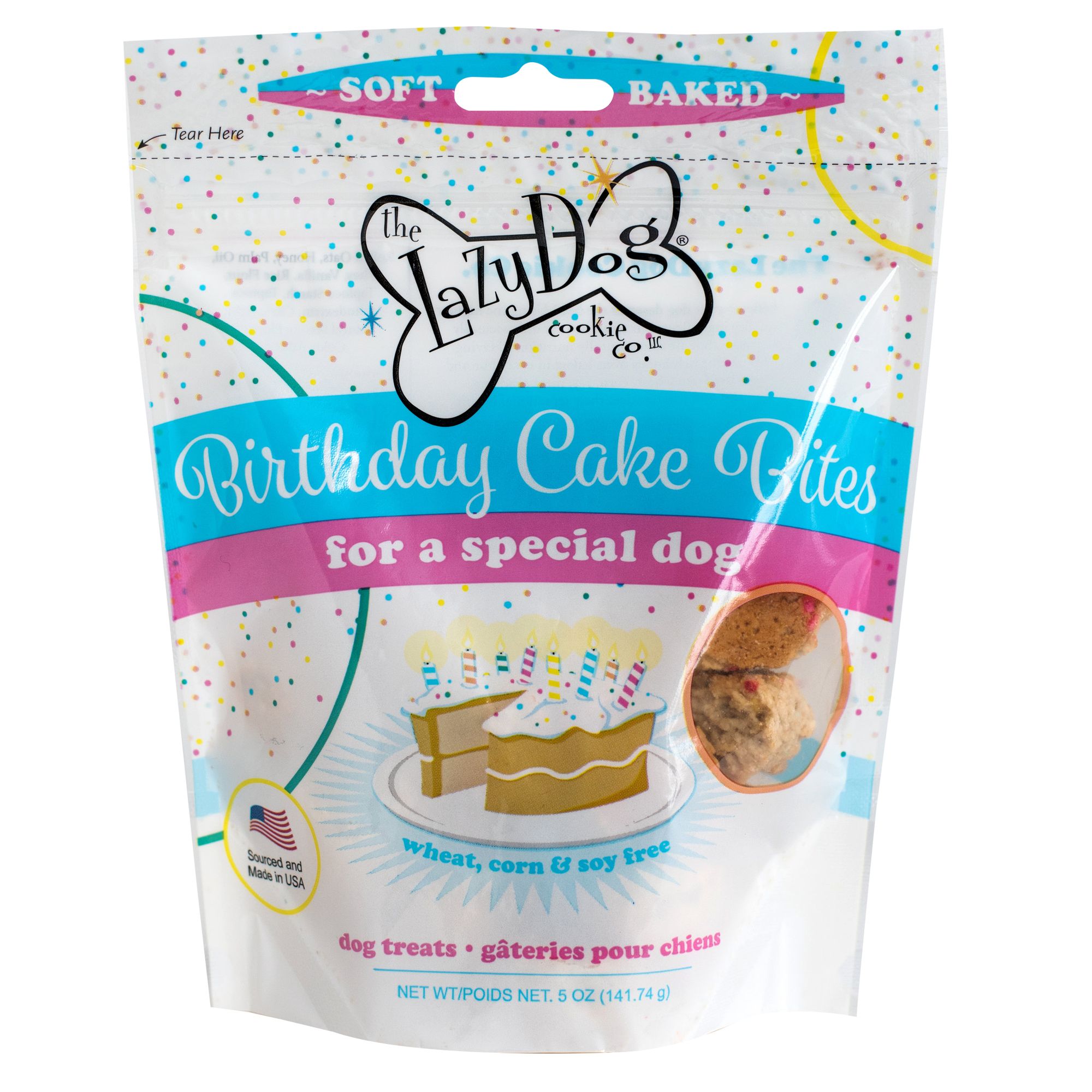 Cats have been each others companions for centuries of documented history. The Lazy Dog Cookie Co. Birthday Cake Bites Dog Treat