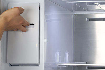 By sydney gore a vintage red ice bucket with a lucite top. Remove the Ice Bucket from Your French Door Refrigerator