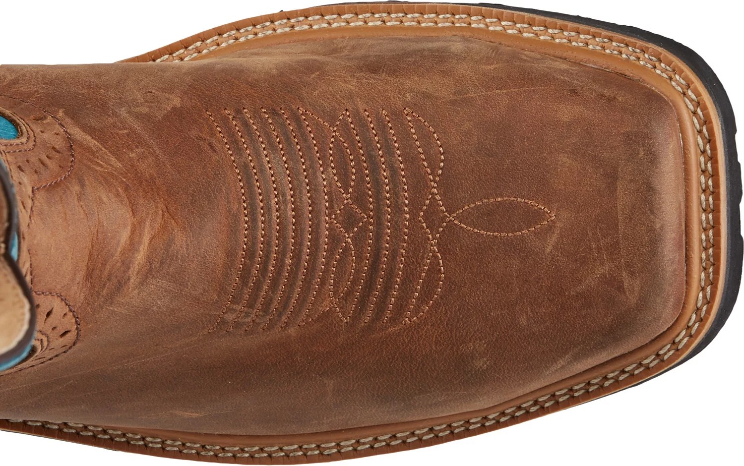 Justin work hybred® derrickman ostrich men's composite . Justin Men S Hybred Turq Eh Steel Toe Wellington Work Boots Academy