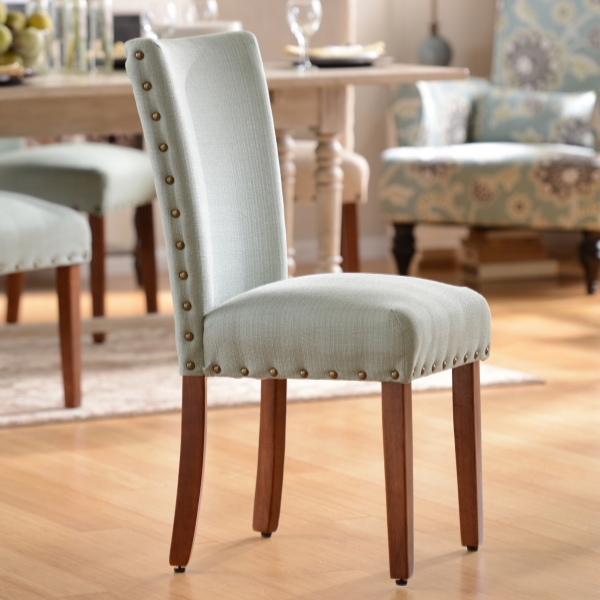 93cm product description ultra slim arms are the one of the key feature on this . Seafoam Parsons Chair | Kirklands