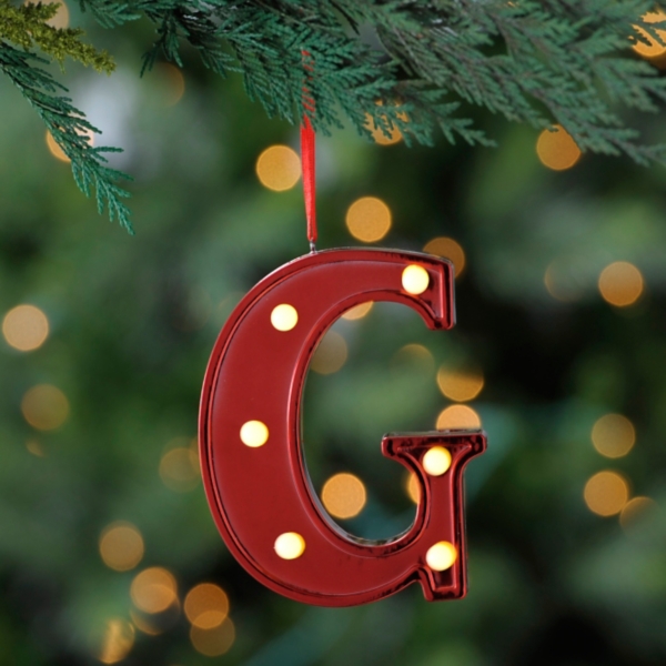 Monogram christmas ornaments 🎅🏼 oct 2021. Home Garden Letter Initial Monogram W Holiday Ornament Xmas Off White Red 4 Target Wood Christmas Winter