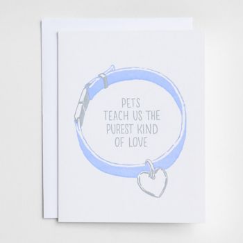 If you are wondering what to say when someone's dog dies, the above words of condolence for loss of dog will spark your creativity and enable you to come up with unique sympathy messages for loss of dog. Purest Love Pet Sympathy Card Paper Source