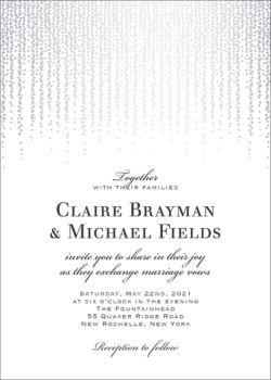 When it comes to addressing wedding invitations, most websites and etiquette experts seem to t. Chandelier Wedding Invitation Paper Source