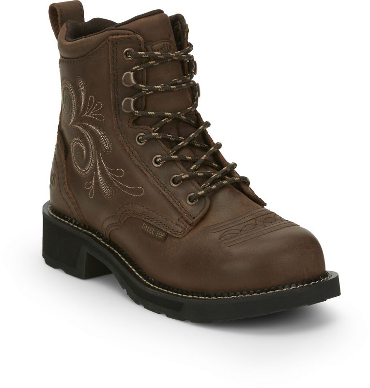 Bent rail collection 11 boot wide square double stitch toe&nbsp;. Justin Boots Square Toe Bent Rail Steel Toe More Horse Com