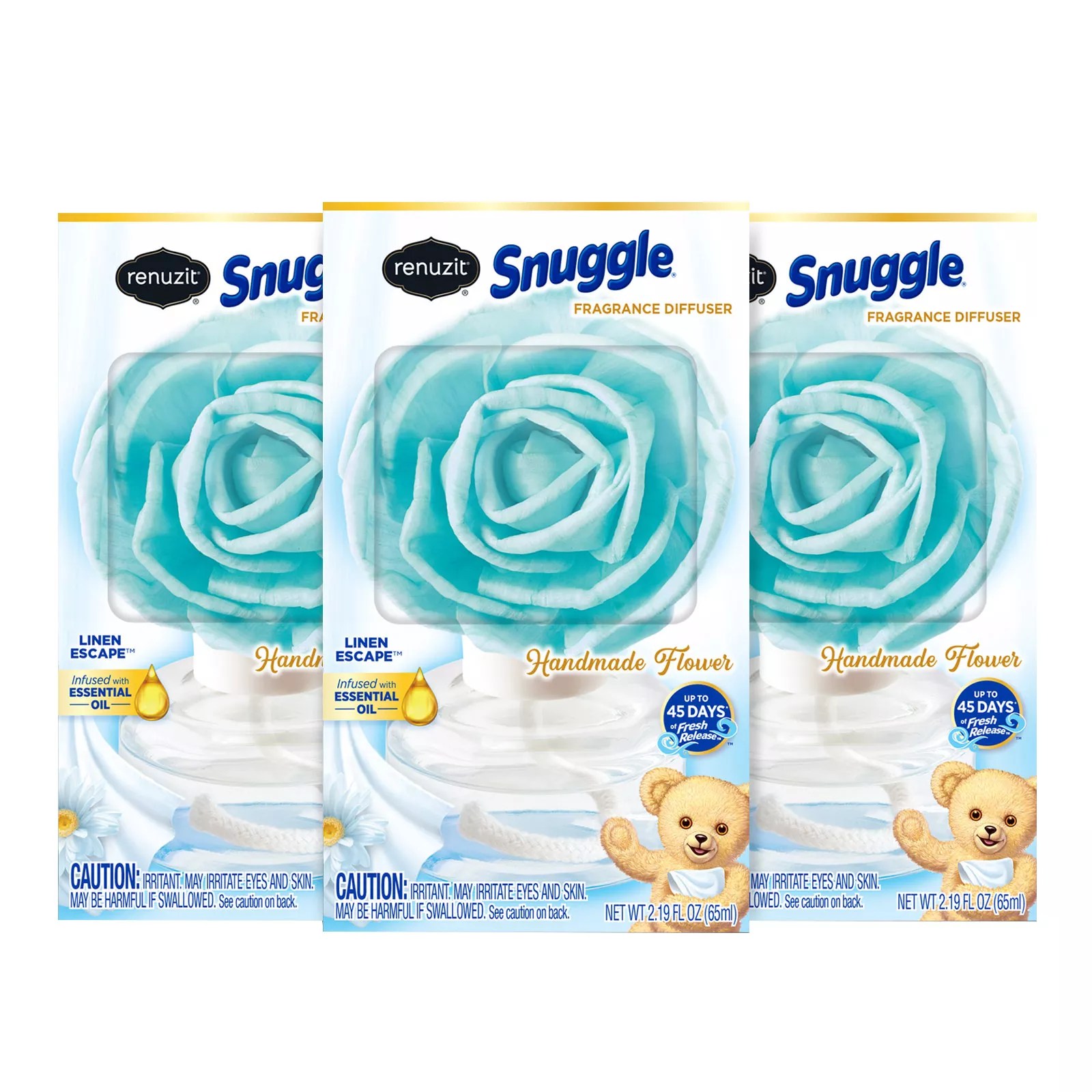 4.3 out of 5 stars with 150 ratings. Renuzit Snuggle Linen Escape Fragrance Diffuser - BJs