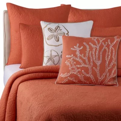 Beyond+ members get 20% off. Solid Seashell Coral Quilt - Bed Bath & Beyond
