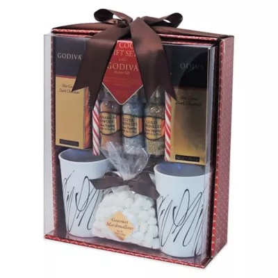 Updated september 15, 2021 | verified si. GodivaÂ® Ultimate Hot Cocoa Gift Set - Bed Bath & Beyond