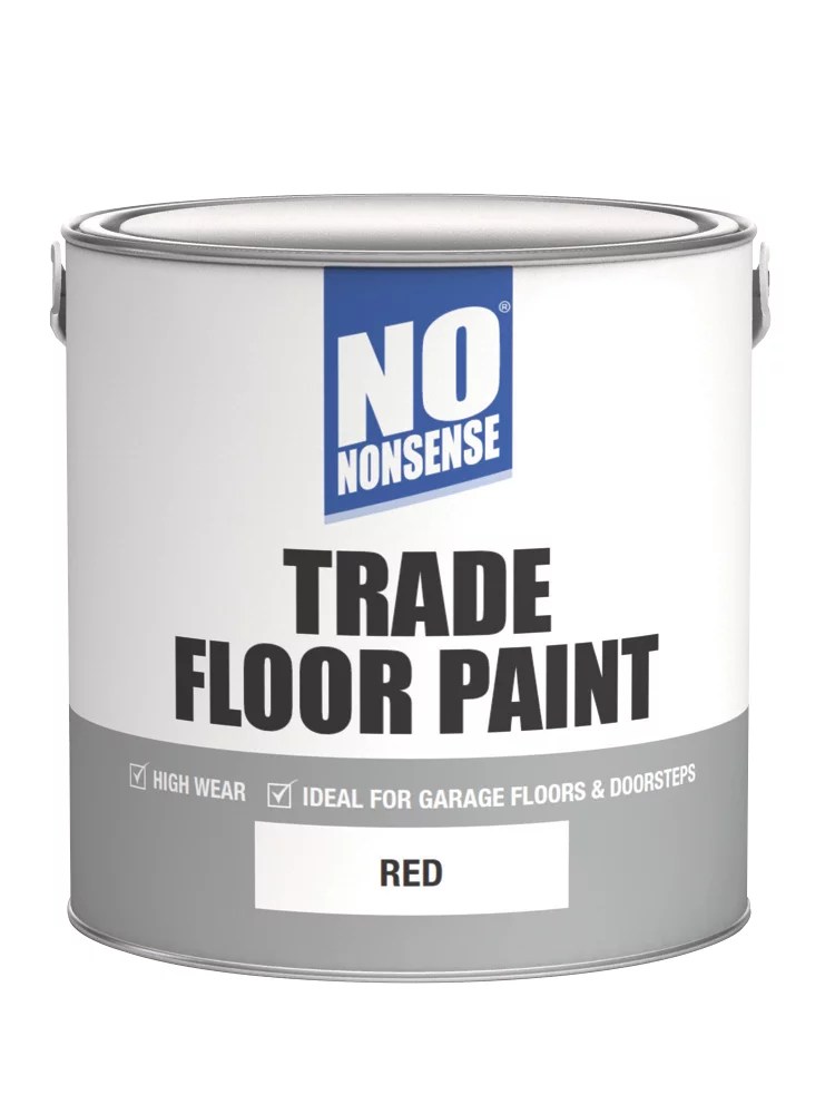 We'll walk you through the steps to transform your cold, gray concrete floor into a warm, inviting living space. No Nonsense Trade Floor Paint Red 2.5Ltr | Floor Paints ...