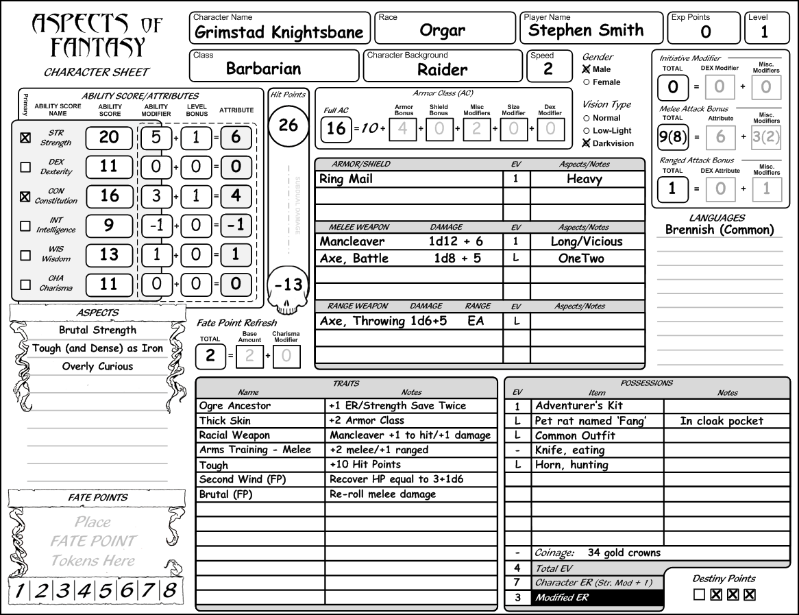 Fantasy grounds 2 character sheet - lasopawind