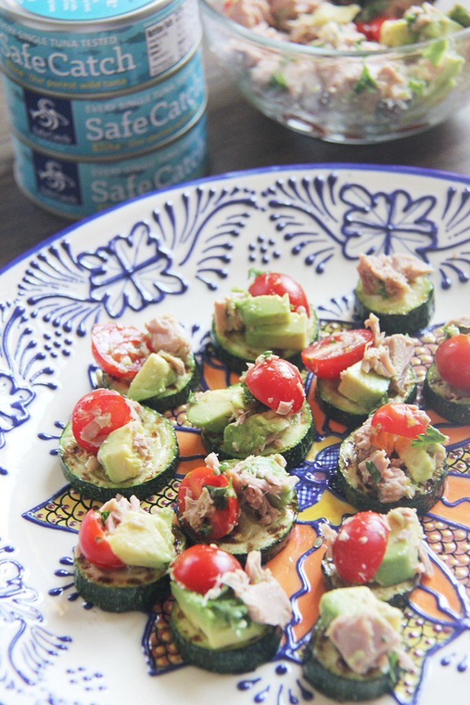 safe catch avocado tuna bruschetta