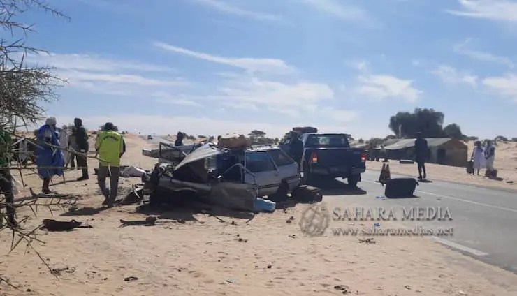 وفاة ثلاثة معلمين في حادث سير شمال نواذيبو