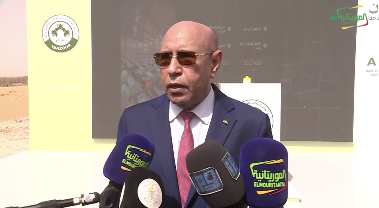 الرئيس الموريتاني: عون تستهدف الأسر الهشة ومكافحة الفقر أولوية