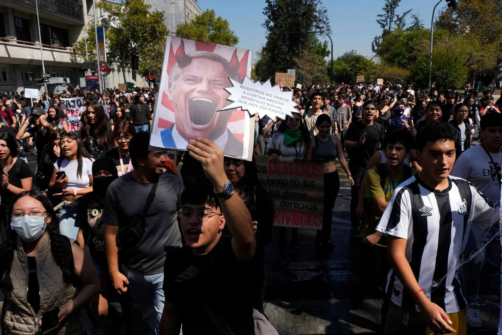 Chile students protest far-right president’s education cuts, ETEducation Chile students protest far-right president’s education cuts, ETEducation