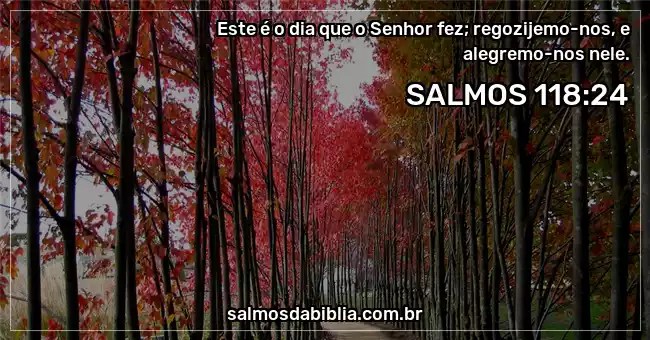 Salmo 118 24 Este E O Dia Que O Senhor Fez Regozi Salmos Da Biblia