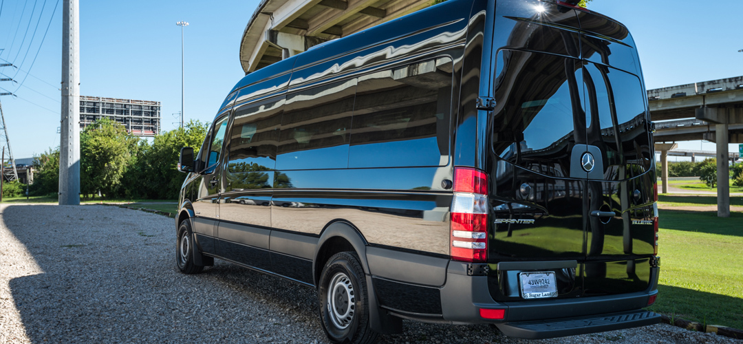 As you approach the airport, follow the signs for car rental return to reach the rental car center. Luxury Mercedes Sprinter 13 Seat Rental Houston | Sam's Limousine & Transportation, Inc.