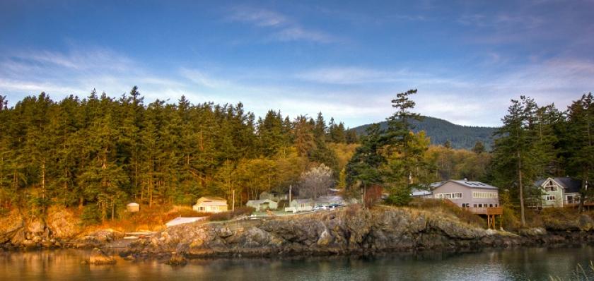 20+ Unique Doe Bay Cabins / View from Neptune Yurt - Picture of Doe Bay Resort : Many say, doe bay is magical.