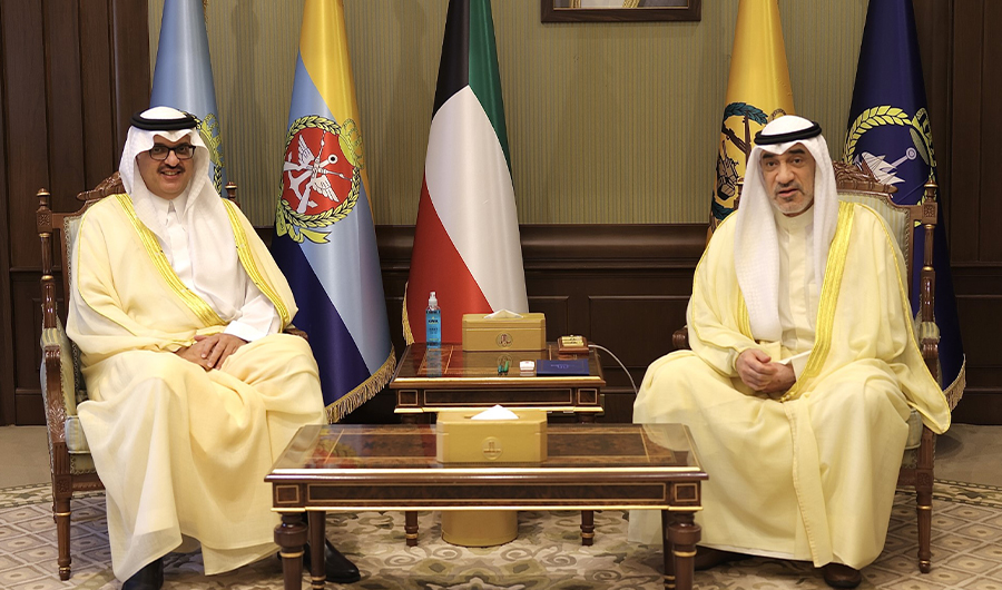 اليوسف يبحث مع سفراء السعودية والإمارات والبحرين تعزيز التعاون