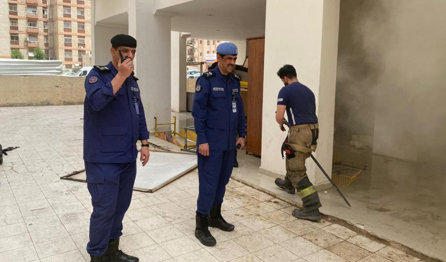 &laquo;الإطفاء&raquo; تُسيطر على حريق عمارة في منطقة خيطان.. دون إصابات