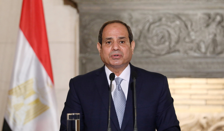 السيسي يدعو المجتمع الدولي لوقف الحرب الإسرائيلية الغاشمة على غزة