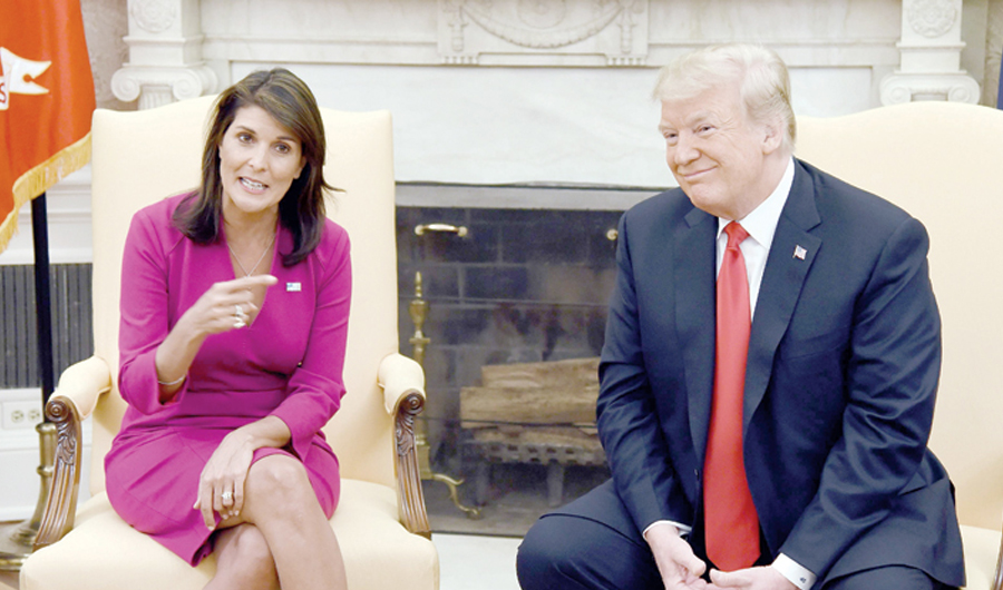 نيكي هيلي: جو بايدن كان كارثة لذلك سأصوّت لصالح دونالد ترامب نيكي هيلي: جو بايدن كان كارثة لذلك سأصوّت لصالح دونالد ترامب