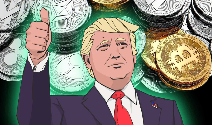 ترامب: صناعة مستقبل العملات المشفرة والبيتكوين سيكون في أميركا ترامب: صناعة مستقبل العملات المشفرة والبيتكوين سيكون في أميركا