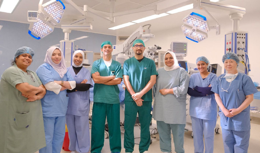 «الصحة»: إجراء واحدة من أحدث جراحات علاج الماء الأزرق «جلوكوما» في مستشفى الفروانية «الصحة»: إجراء واحدة من أحدث جراحات علاج الماء الأزرق «جلوكوما» في مستشفى الفروانية