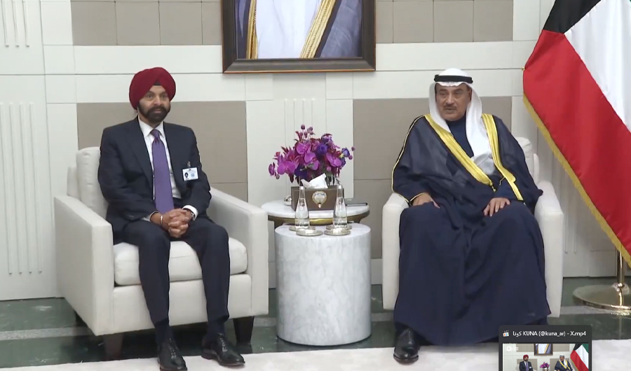 سمو ولي العهد يبحث مع رئيس البنك الدولي تطوير مهارات الكوادر الوطنية