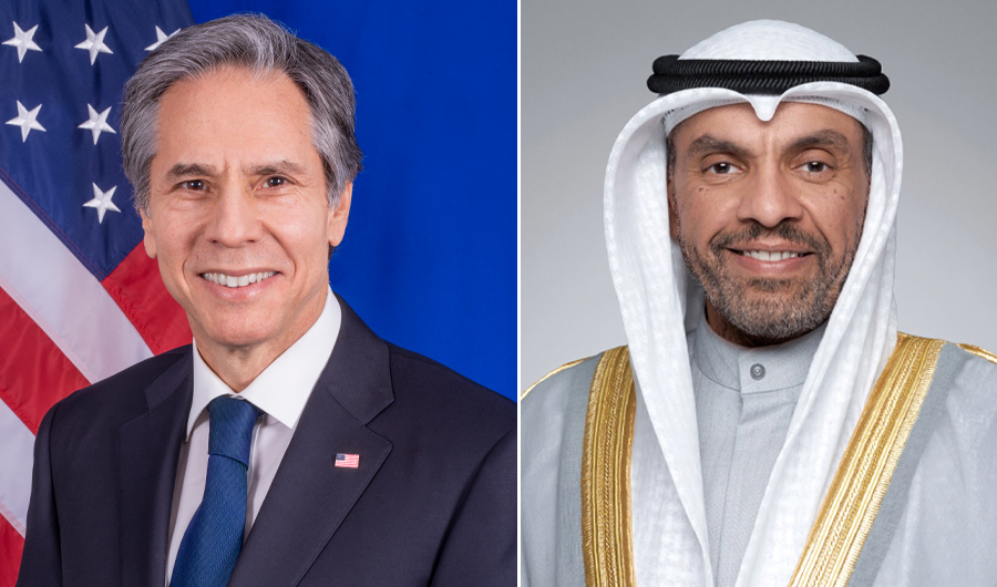 وزير الخارجية يناقش مع نظيره الأمريكي التطورات المتسارعة بالمنطقة