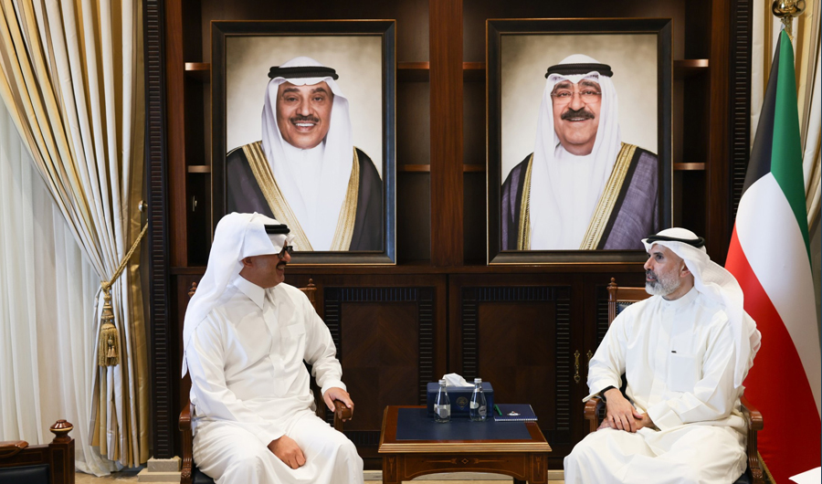 نائب وزير الخارجية يستقبل سفير خادم الحرمين لدى الكويت نائب وزير الخارجية يستقبل سفير خادم الحرمين لدى الكويت