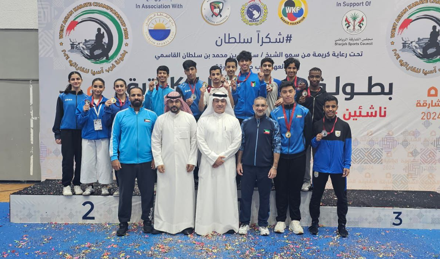 منتخب الكويت للكاراتيه يتوج بـ12 ميدالية متنوعة