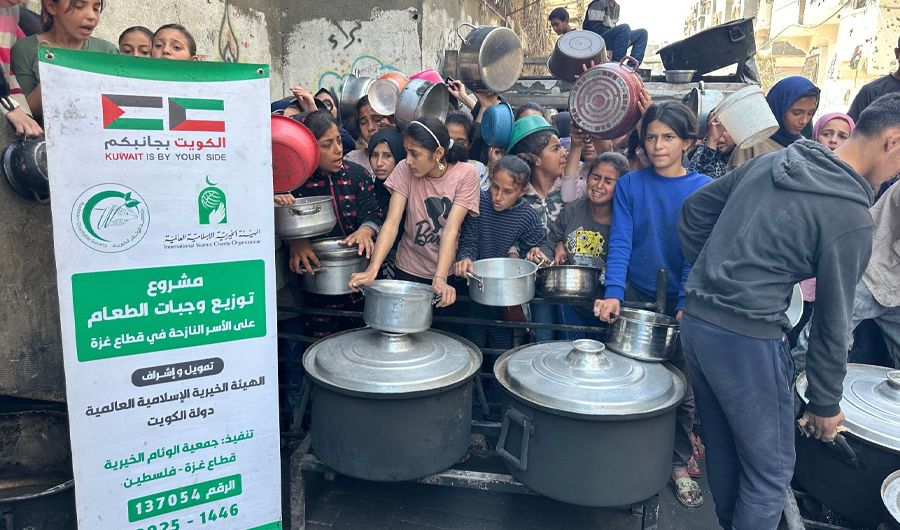 &laquo;الخيرية الإسلامية&raquo; تنفّذ مشروع &laquo;تكية إطعام الطعام&raquo; لإغاثة 240 ألف نازح في غزة