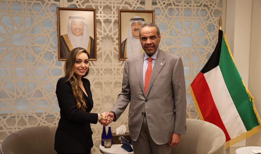 اليحيا يلتقي كبيرة مسؤولي إدارة شؤون الشرق الأدنى في وزارة الخارجية الأميركية